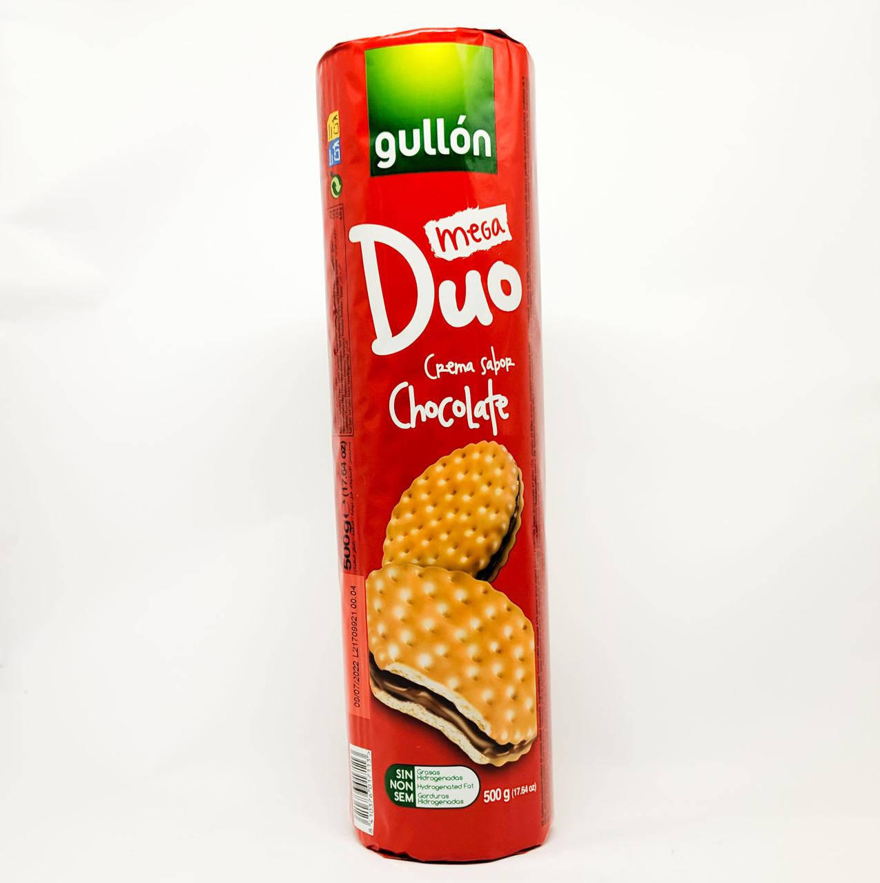 

Сэндвич печенье Gullon Mega Duo Chocolate 500 gramm