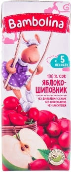 

Детский сок Bambolina (Бамболино) 200мл от Яблоко-шиповник