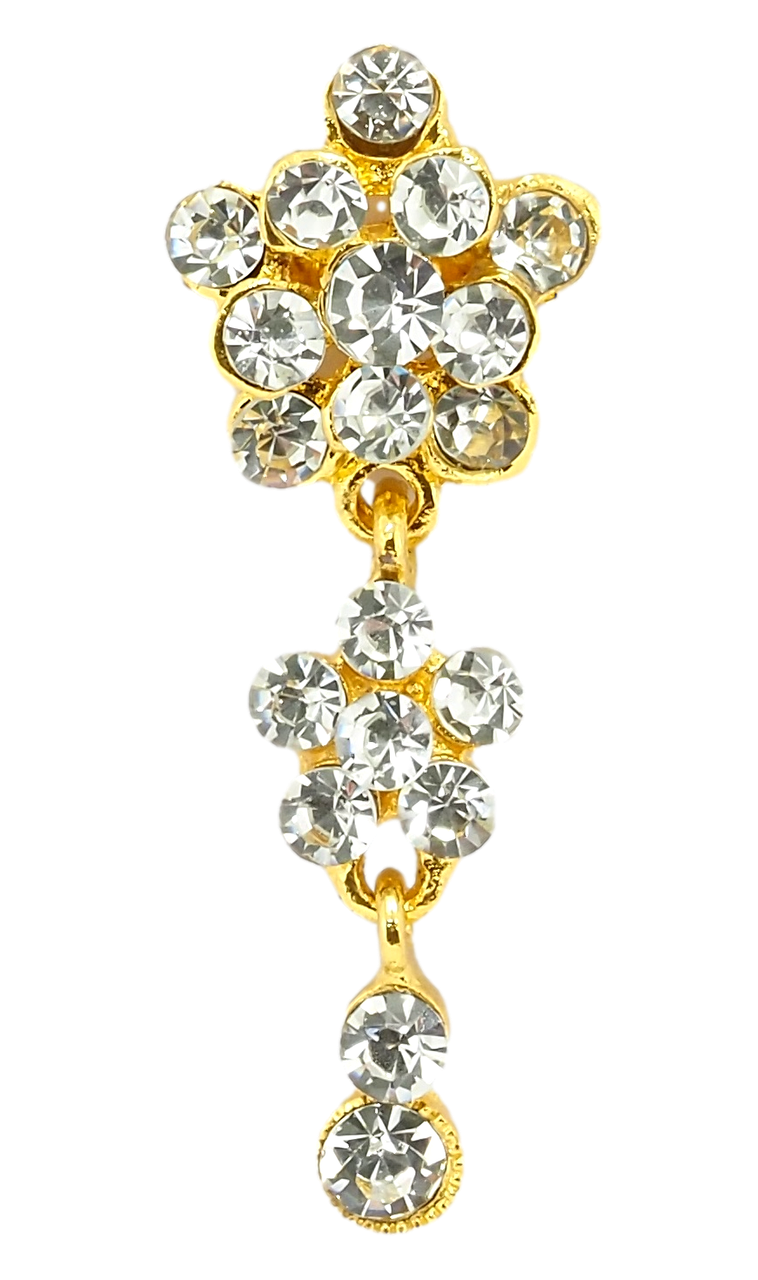 

Брошь "Кристальные цветочки"