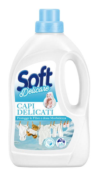 

Гель для стирки детского белья Soft, 1L-16 стирок