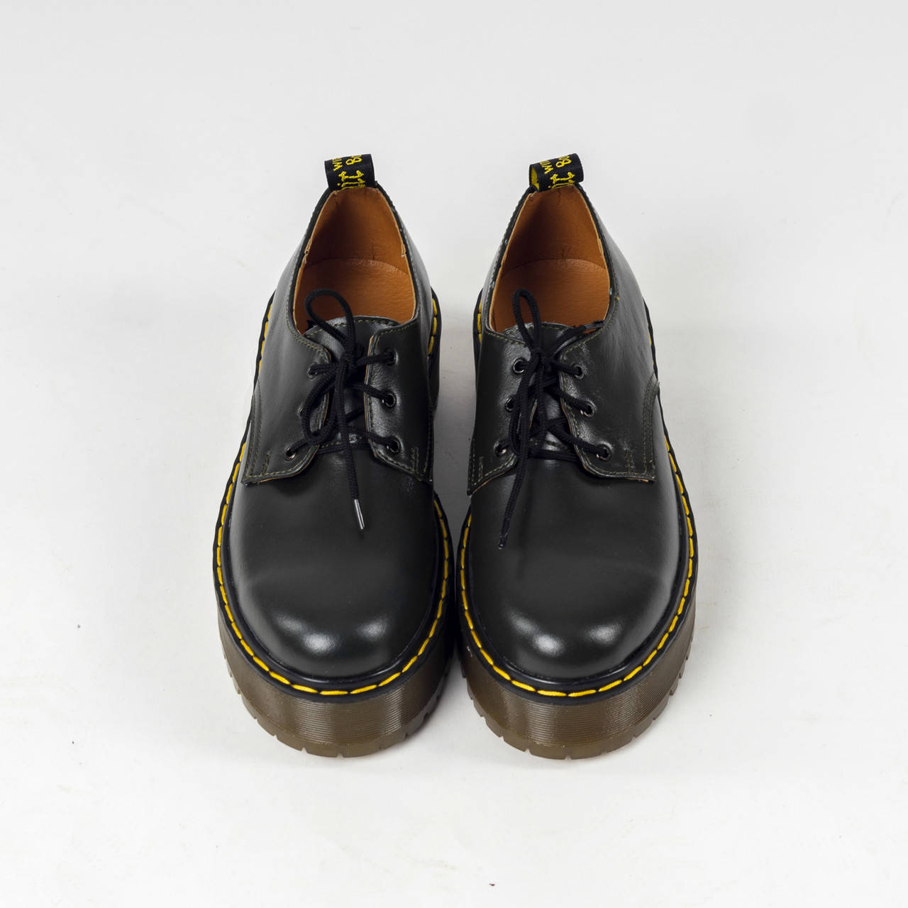

Напівчеревики - туфлі на високій підошві Dr. Martens Quad Platform *зелені, Зелёный