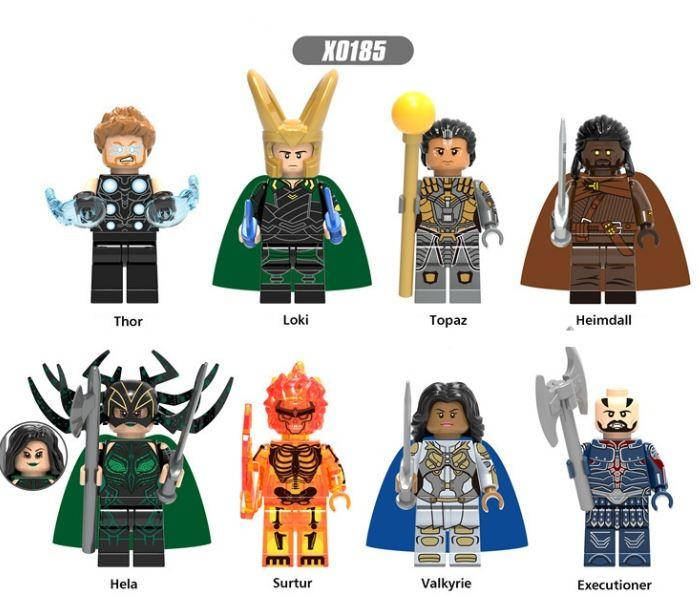 

Человечки мини фигурки Мстители 8 шт, супергерои Marvel, DC для лего lego