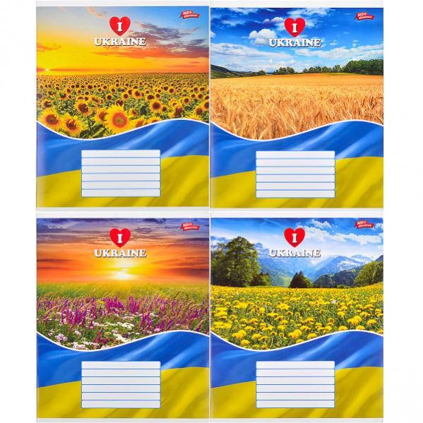 

Тетрадь 24 листа линия "МРІЇ" / Люблю Украину