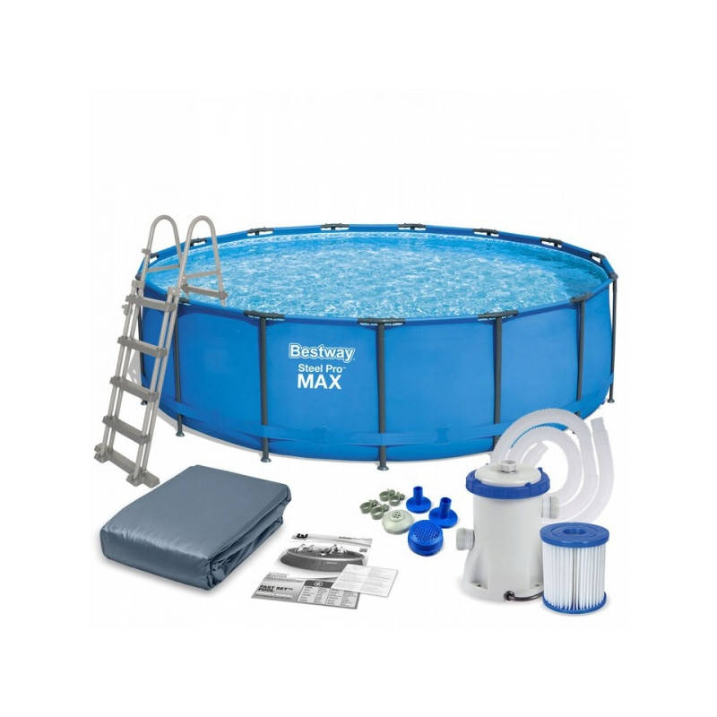 

Басейн каркасний Bestway 56438 (457х122см) 11 в 1
