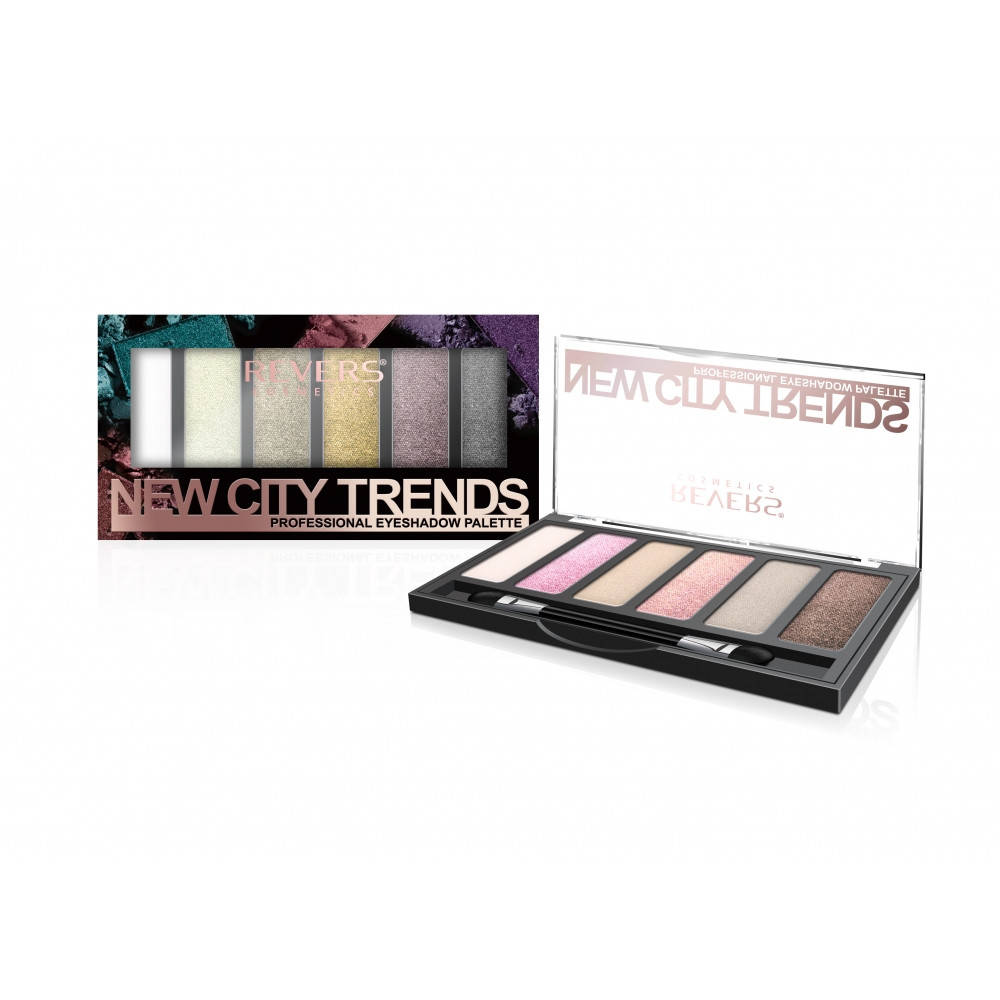 

Тени для век Revers NEW CITY TRENDS PROFESSIONAL EYESHADOW PALETTE