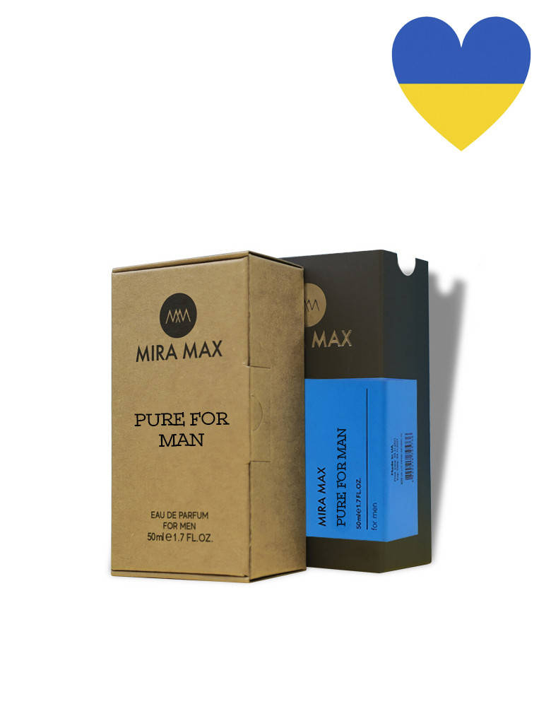 

Парфюмированная вода для мужчин “PURE FOR MAN ” Mira Max, 50 мл