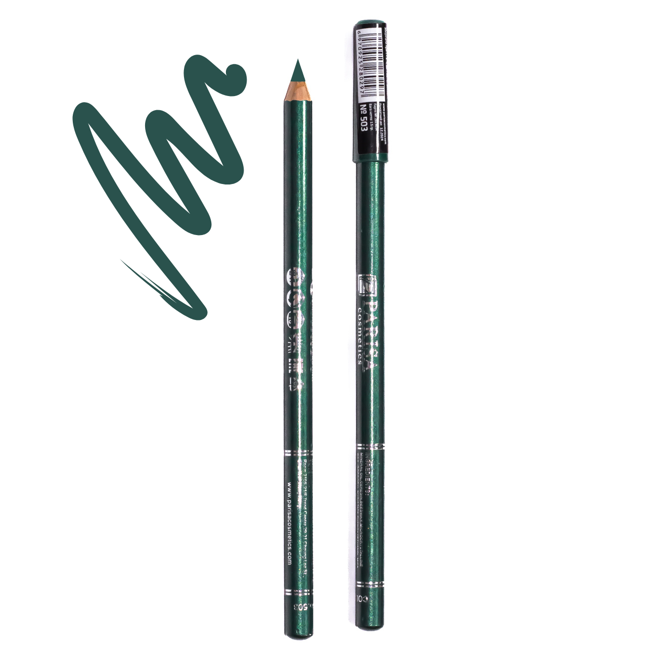 

Карандаш для глаз Parisa Cosmetics Ultra Long Lasting № 503 Зелёный