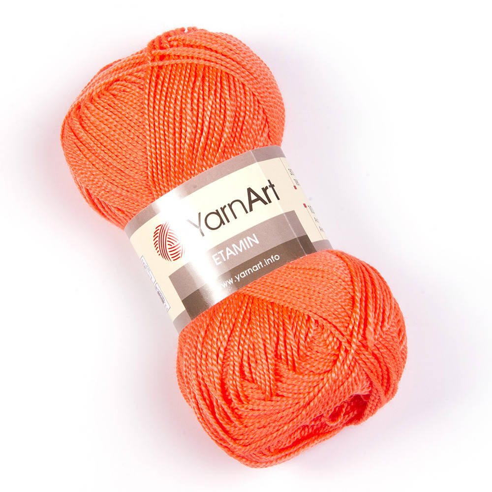 

YarnArt Etamin ярко-коралловый №458