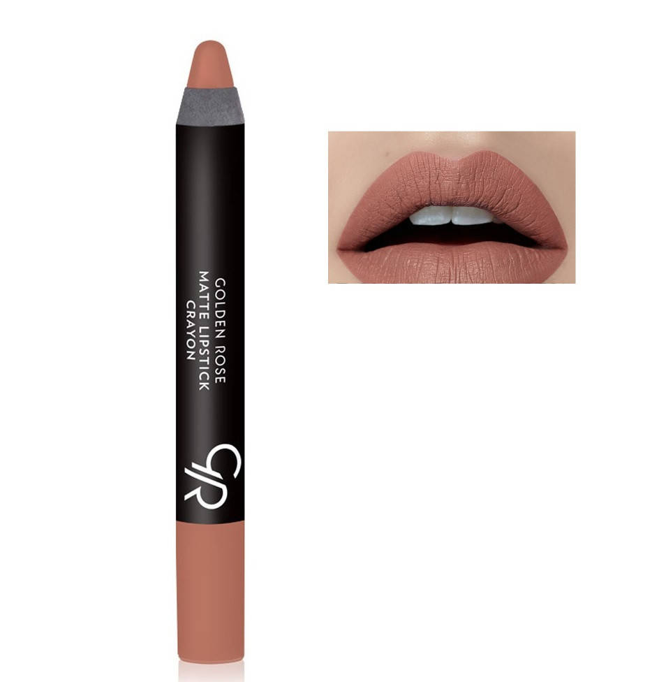

Матовая помада-карандаш Matte Lipstick Crayon Golden Rose №14