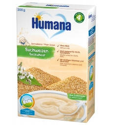 

Каша Гречневая безмолочная Humana (Хумана) с 4 месяцев, 200 гр.