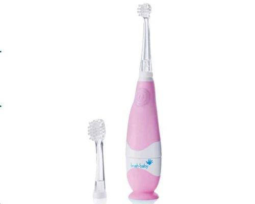 

Brush-Baby Електрична зубна щітка BabySonic (від 0 до 3 років) рожева