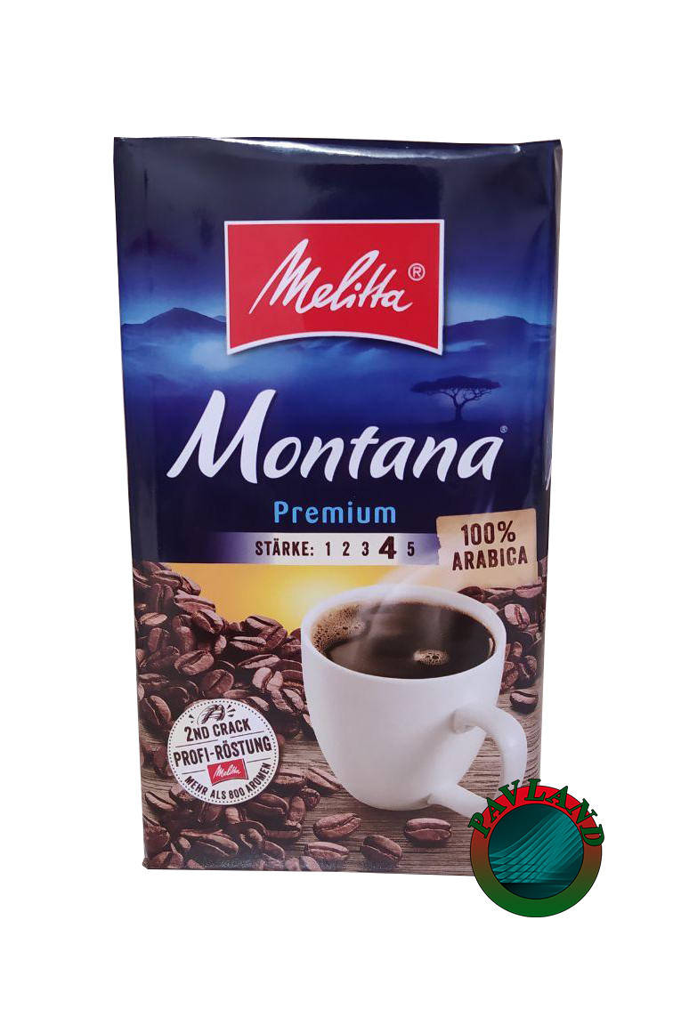 

Молотый кофе Melitta Montana Premium 100% Арабика 500 грамм Германия