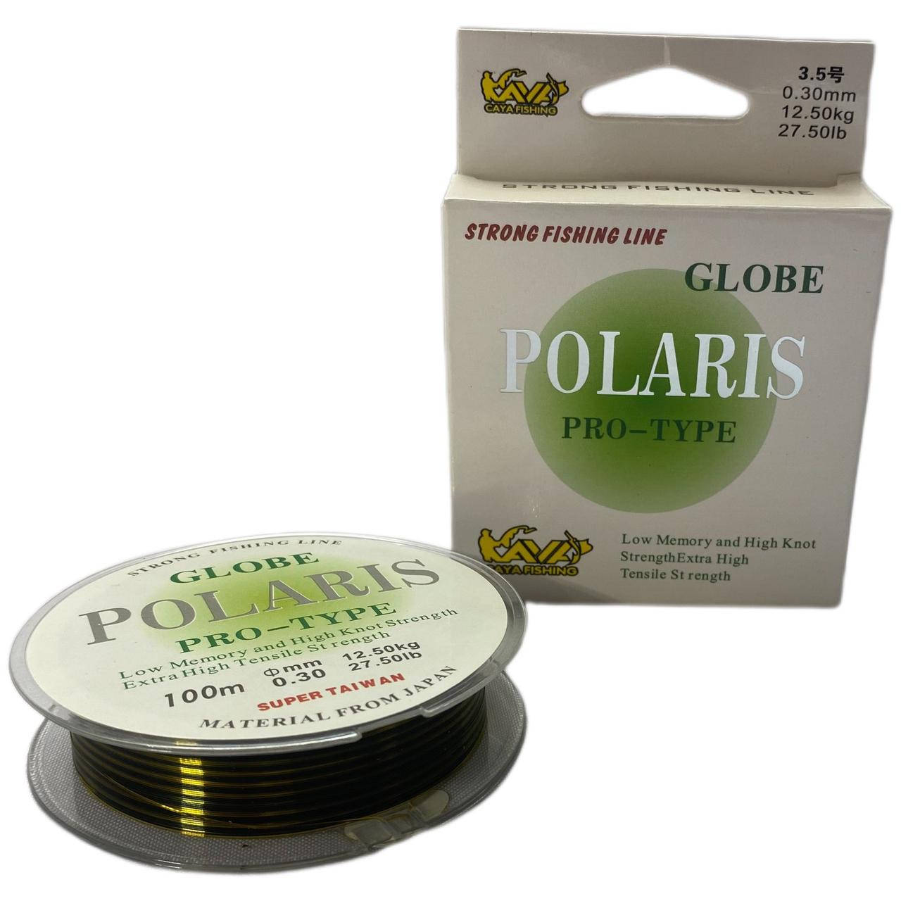 

Леска Globe Polaris 100 м (0.10 - 0.25 мм.), Разные цвета