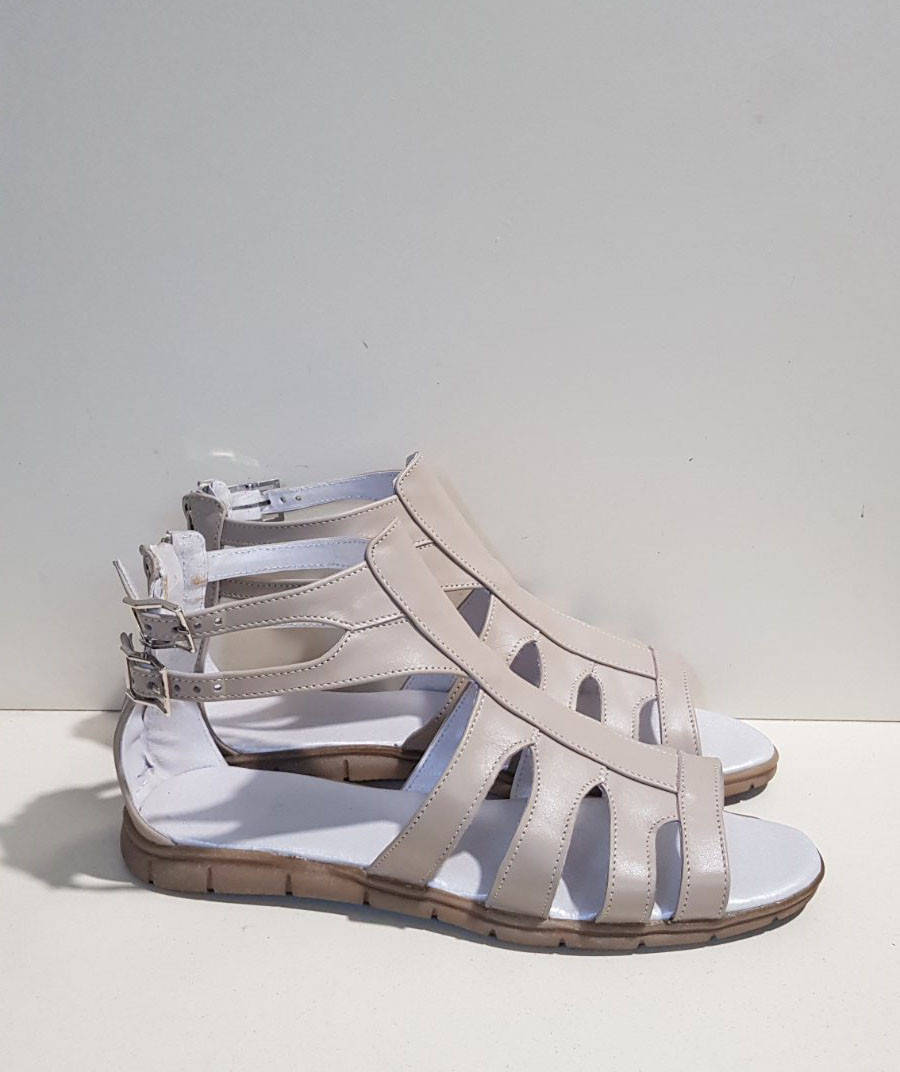 

STTOPA Размеры 40-44. Босоножки больших размеров кожаные. С2-71-4044-15 Бежевые 44