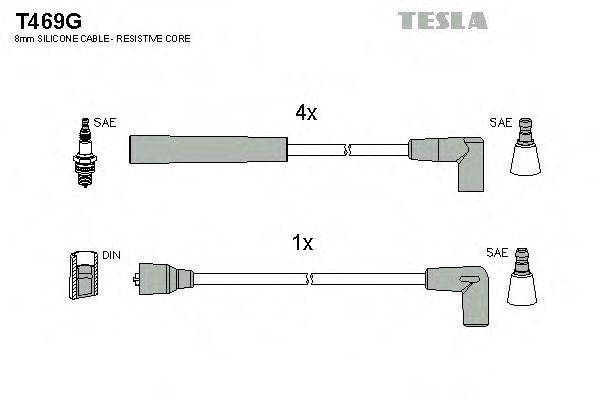 

Комплект проводов зажигания Tesla T469G на Ford Sierra / Форд Сиерра