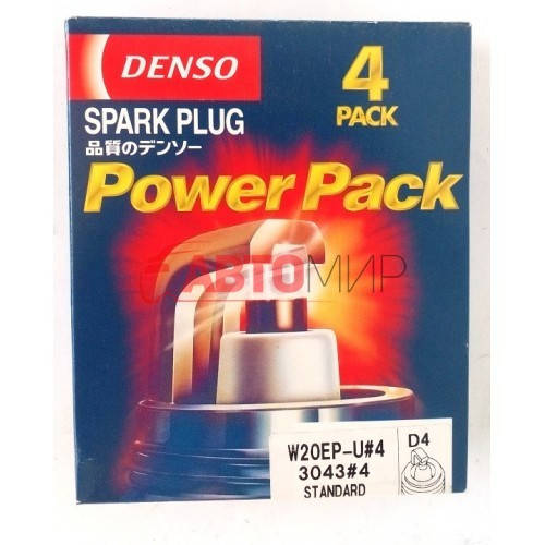 

Свеча зажигания DENSO / W20EP-U / 3043 / D4