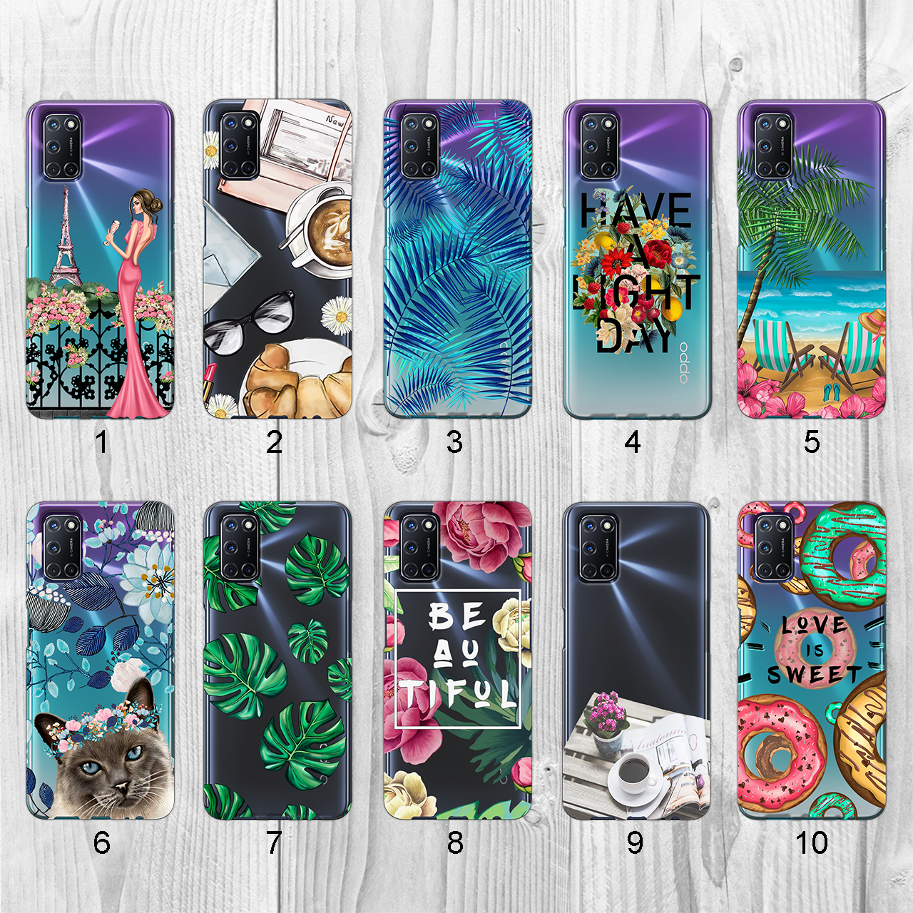 

Силиконовый чехол с рисунком для Oppo A52 / A72 4G CPH2067 / A92 (new collection)