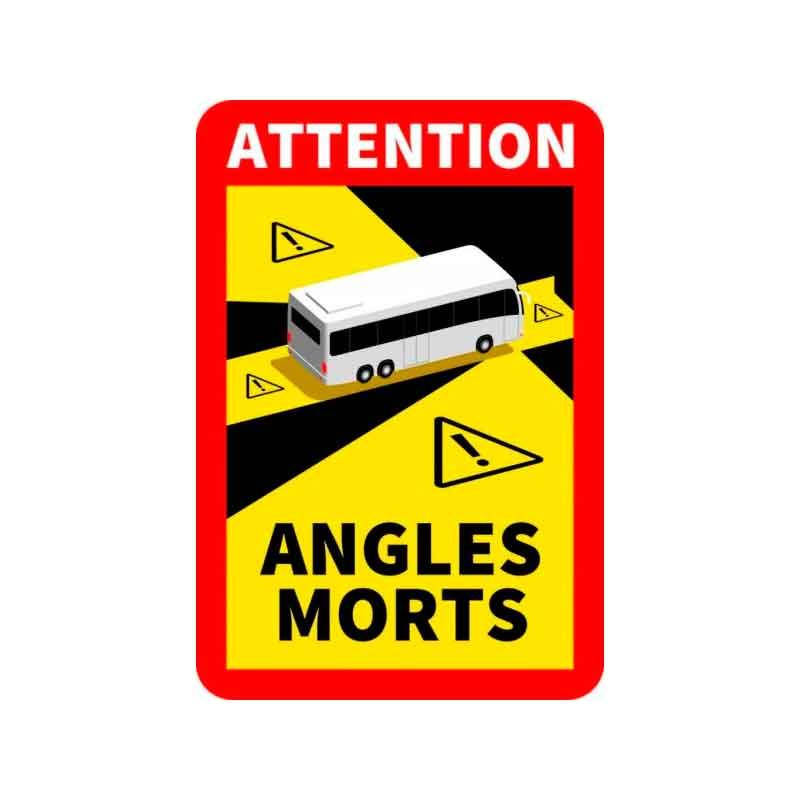 

Наклейка СЛЕПАЯ ЗОНА ANGLES MORTS autobus 17х25 см