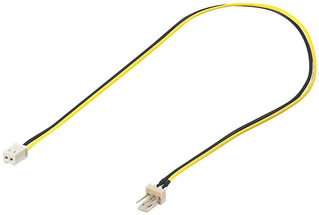 

Кабель живлення внутрішній FanPower 3p-2p M/F Goobay 0.3m(75.09.3628), Разные цвета