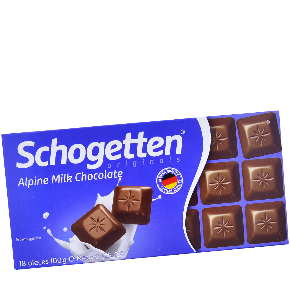 

Шоколад Schogetten Alpine Milk Chocolat (Молочный) 100гр (1уп/15шт)