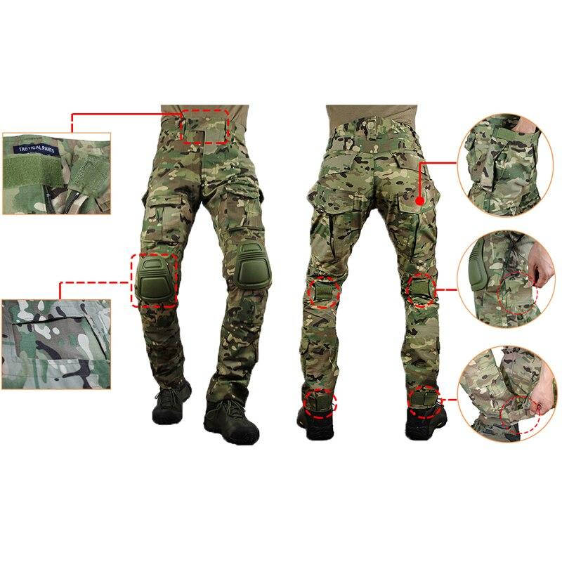 

Тактические Штаны Мультикам с наколенниками, Камуфляж мультикам