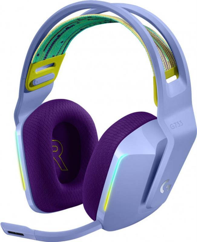 

Гарнитура Logitech G733 Lilac (981-000890), Фиолетовый