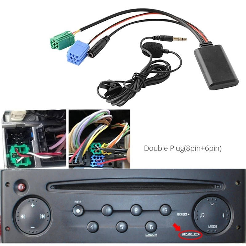 

Aux bluetooth интерфейс Renault update list