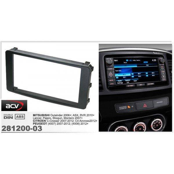 

Рамка перехідна ACV 281200-03 Mitsubishi Lancer/Outlander 2007