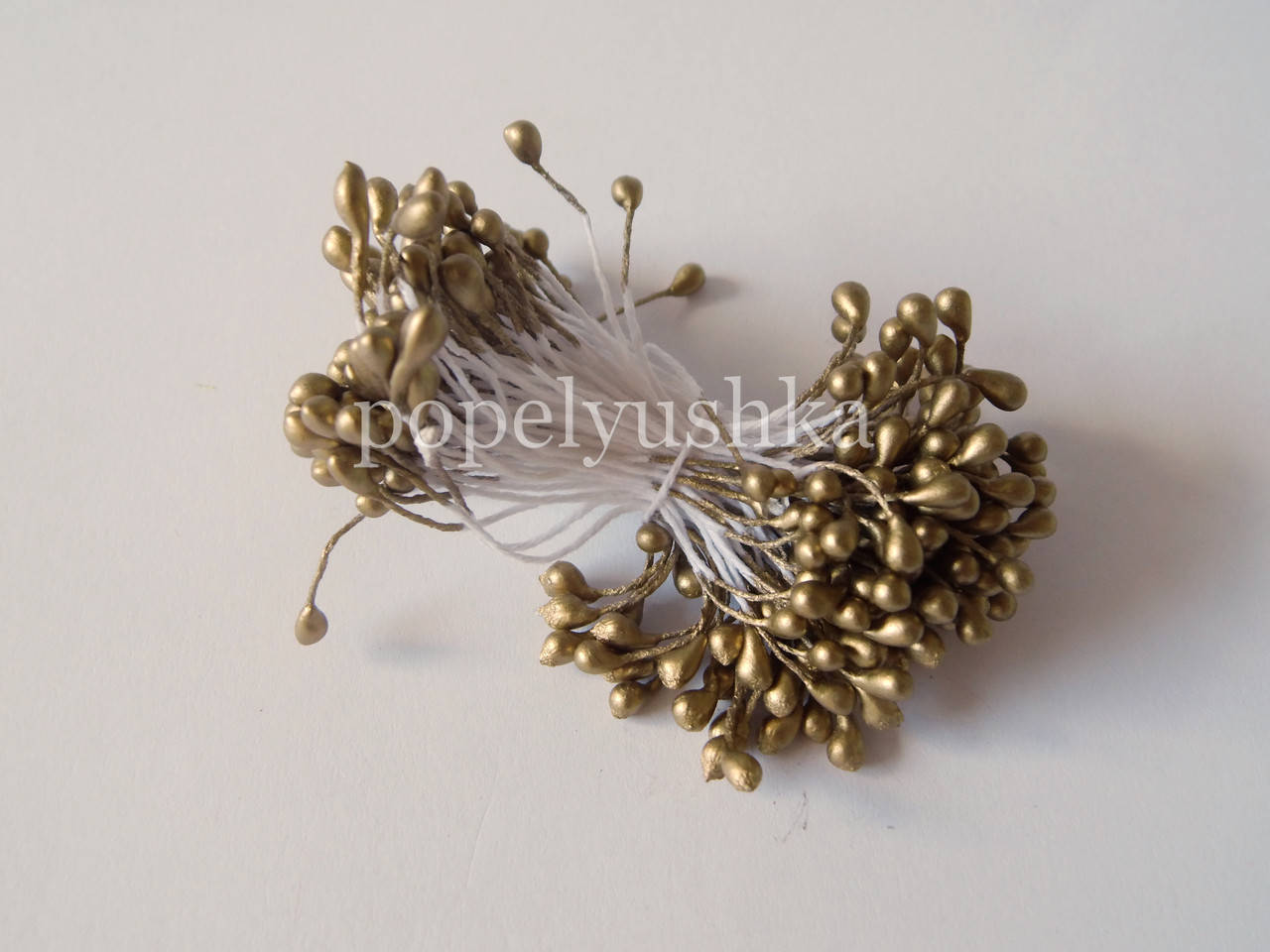 

Тычинки малые глянцевые золотистые, Золотистый