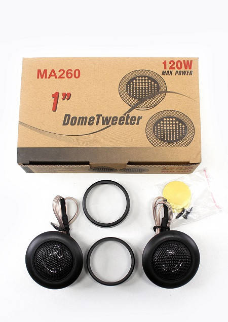 

Автомобильные колонки пищалки врезные D=6 CМ МА-260 120W 1545 200605