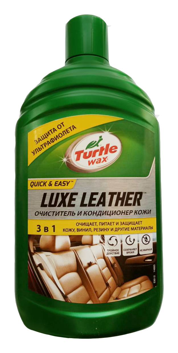 

Очиститель и кондиционер кожи авто Turtle Wax, 500мл