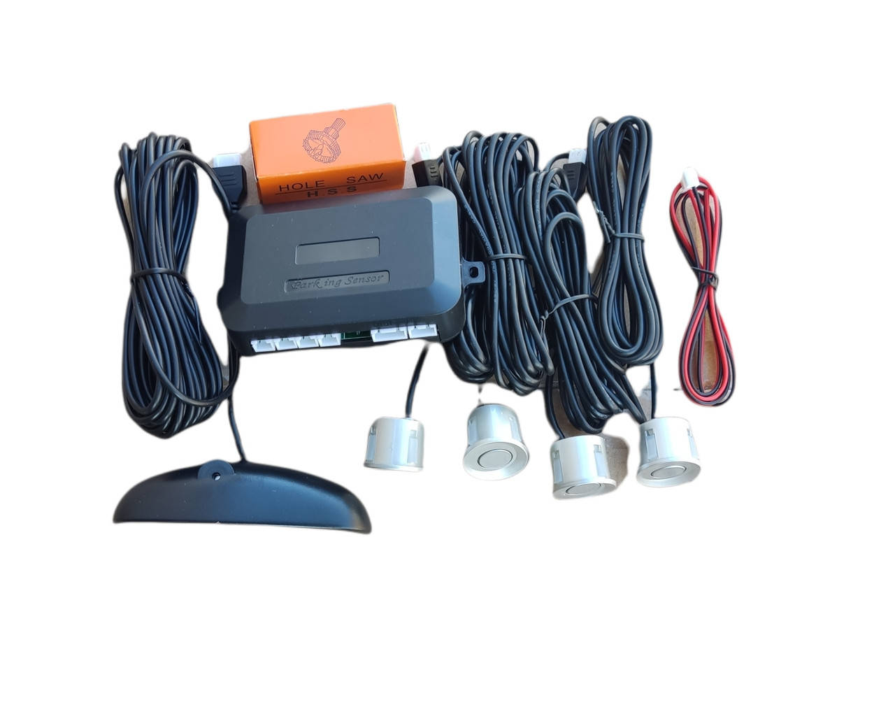 

Парктроник Assistant Parking Sensor System 4 датчика диаметр 22 мм. Серый цвет