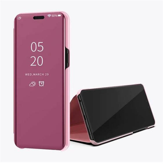 

Чехол Mirror для Samsung A01 2020 / A015F книжка Зеркальная (разные цвета) розовый