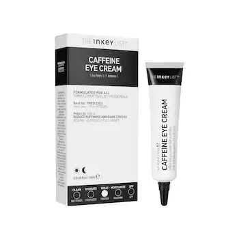 

THE INKEY LIST Caffeine Eye Cream Крем для век против отечности и темных кругов с кофеином и пептидами 15 мл