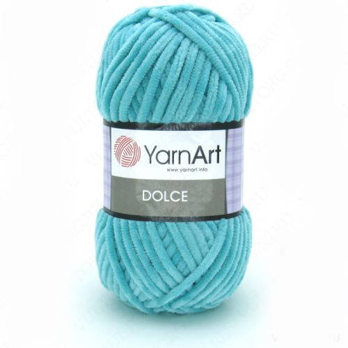 

Yarnart Dolce сетло бирюзовый № 746