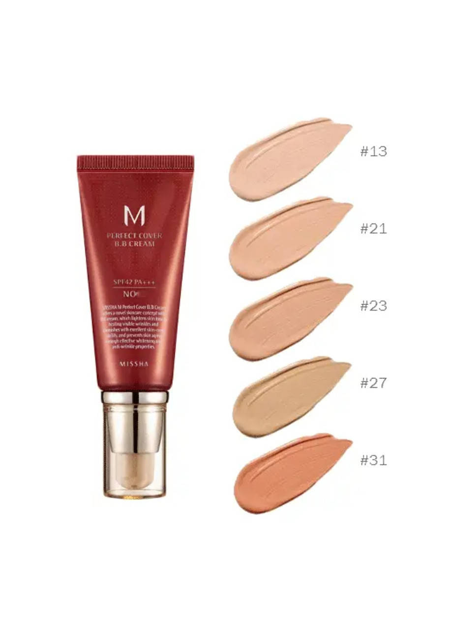 

BB крем Missha Perfect Cover BB Cream SPF42/PA++ оттенок №23, 50 мл