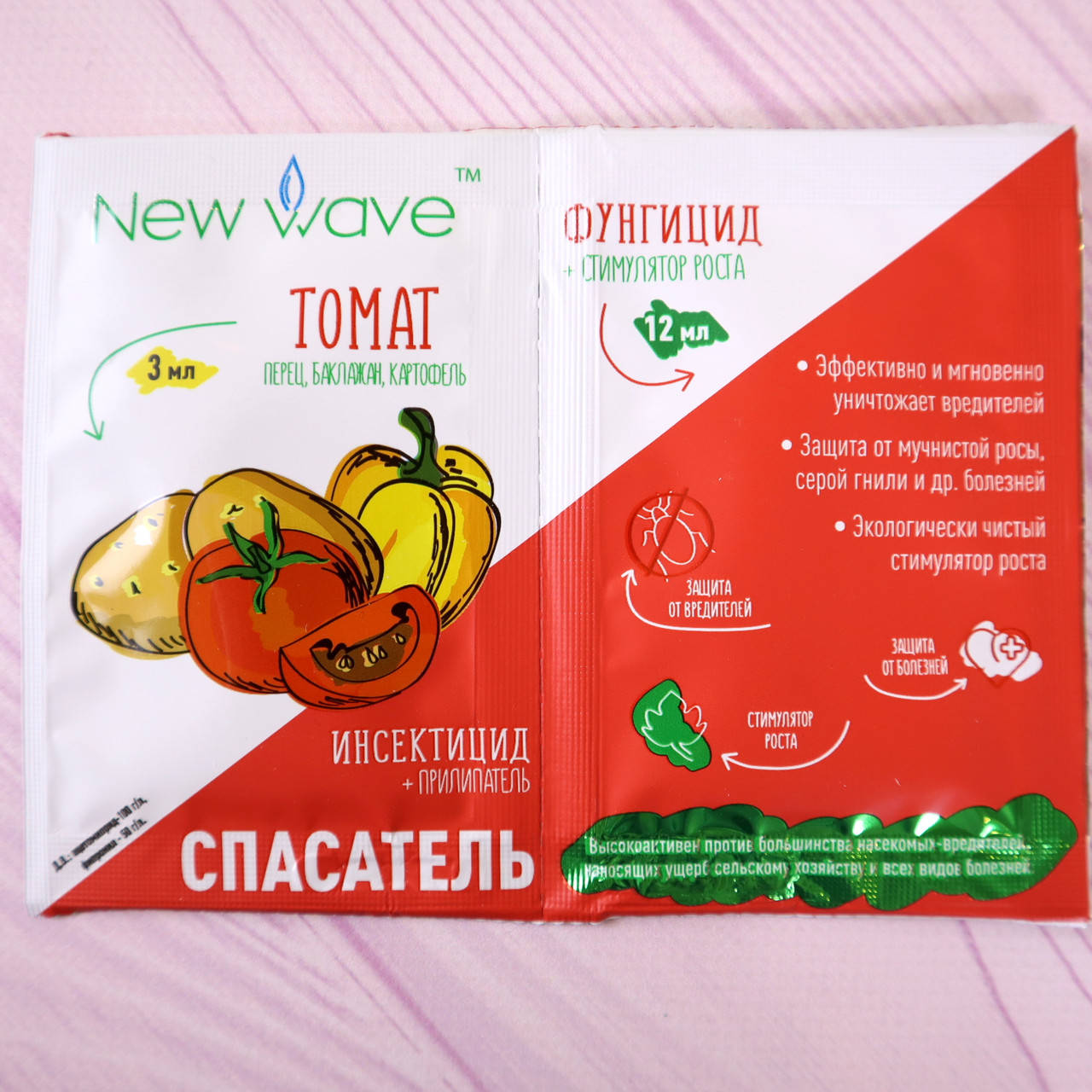 

Препарат Спасатель томатов 3 в 1 New Wave