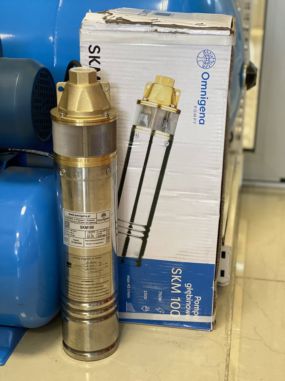 

Насос глубинный центробежный Omnigena SKM-100 0.75 кВт (Польша)