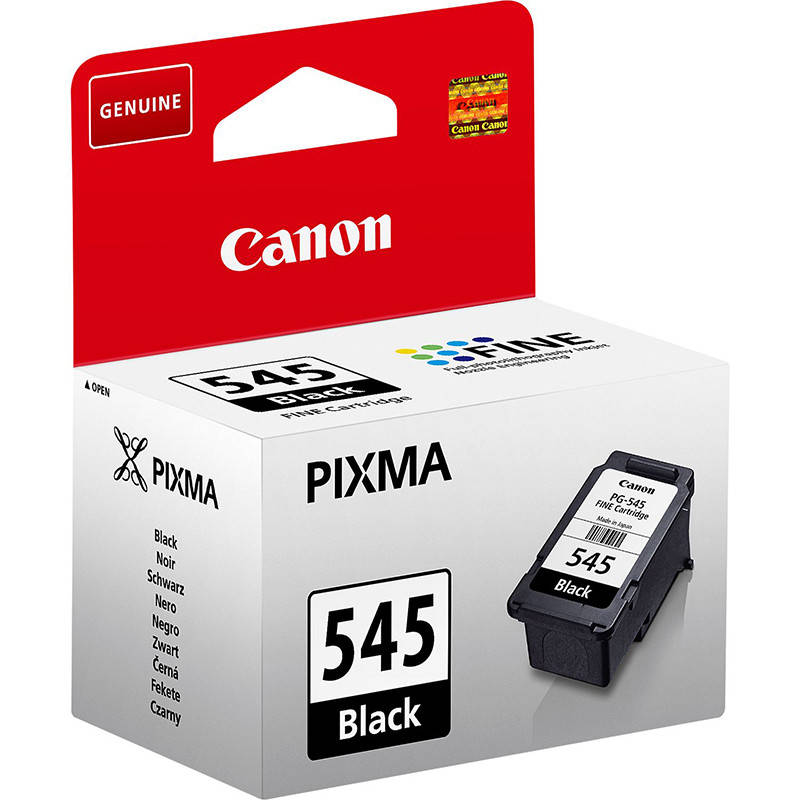 

Струйный картридж с черными чернилами CANON Pixma PG-545 Black Original объемом 8 мл
