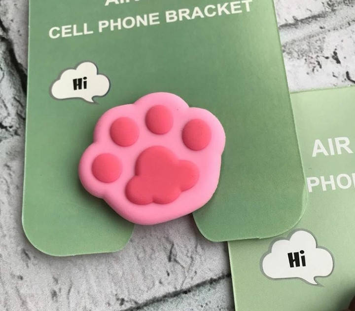 

Попсокет Popsockets 3D держатель, подставка для телефона Розовая лапка, Разные цвета