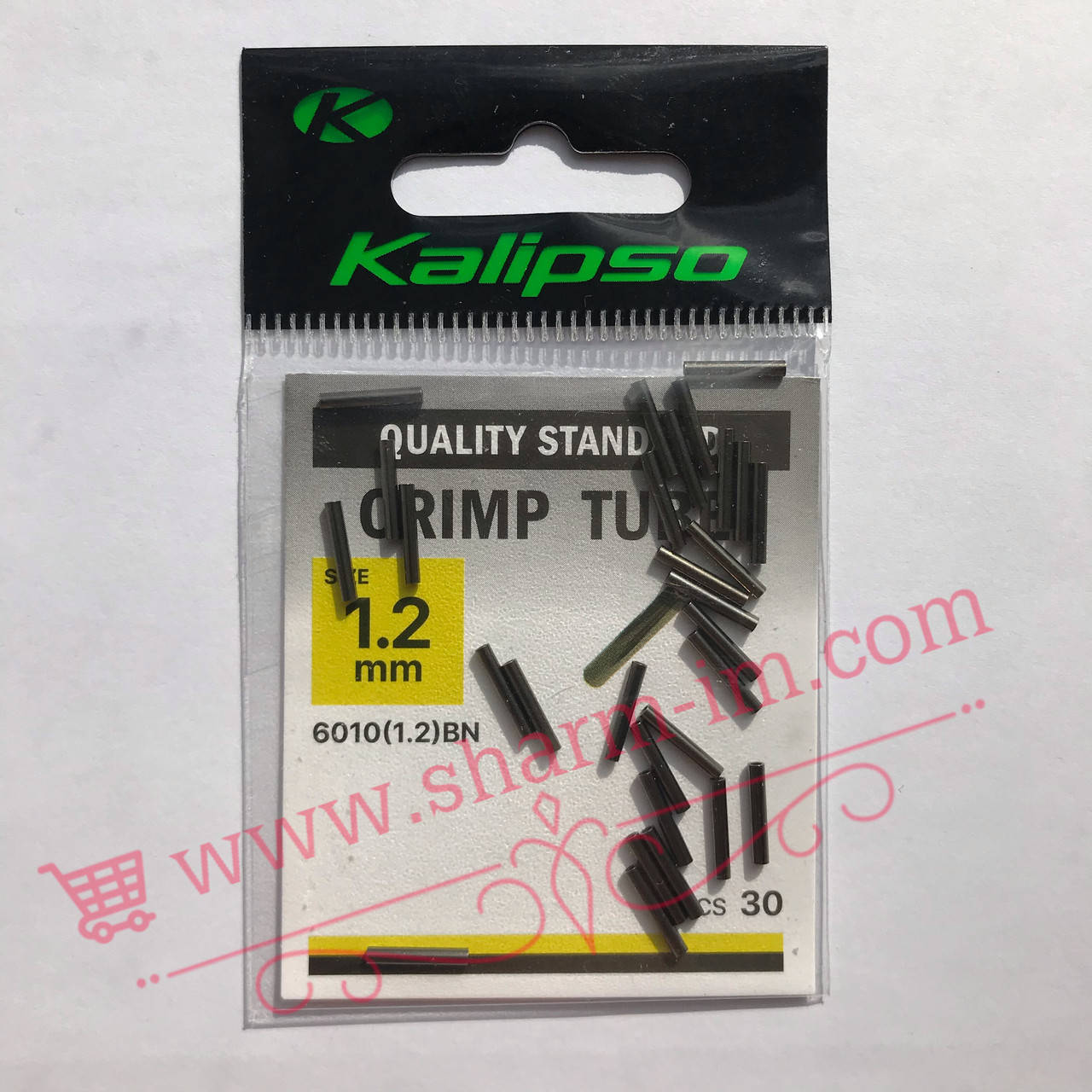 

Обжимные стальные трубочки для поводков Kalipso Crimp Tube 6010 BN D-1.2 мм/30 шт.