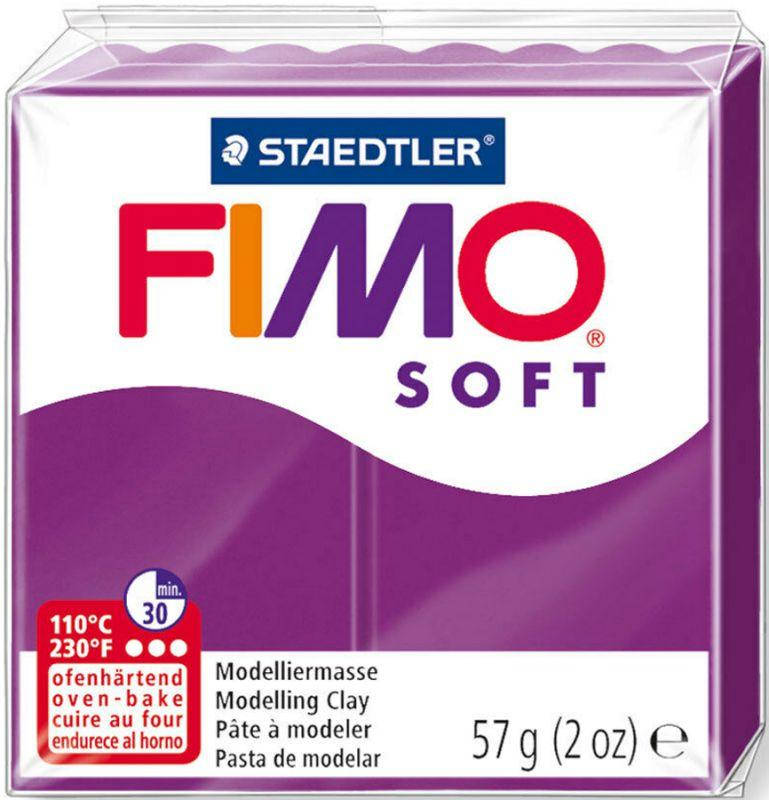 

Пластика Soft, Фиолетовая, 57 г, Fimo, Фиолетовый