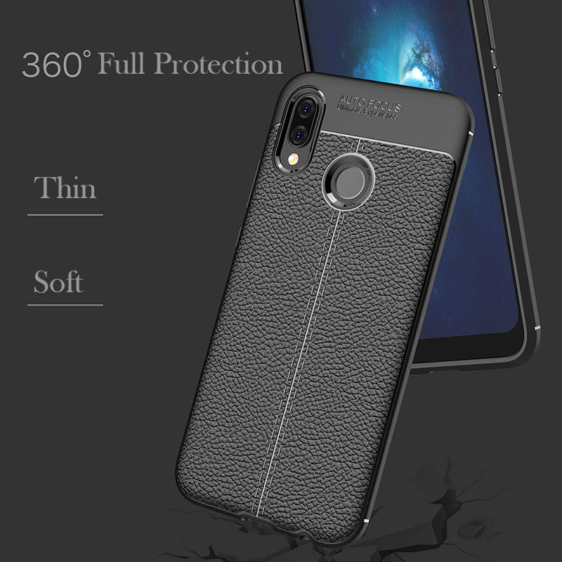 

TPU чехол накладка Tiger для Huawei P Smart Plus (4 цвета) чёрный