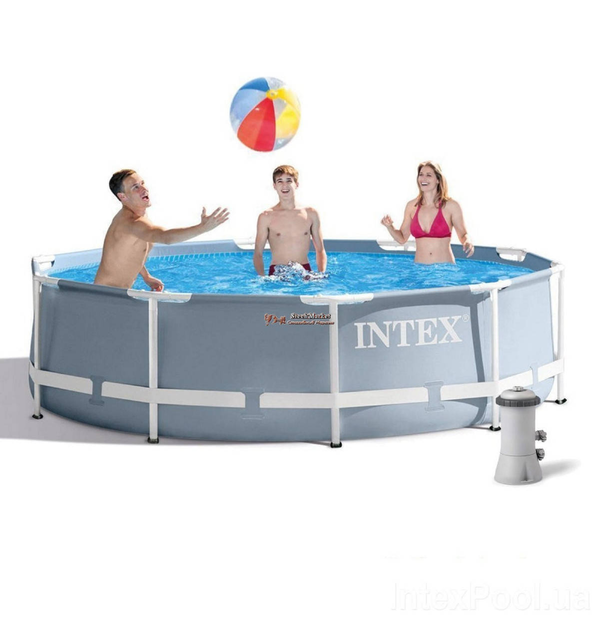 

Бассейн каркасный 305х76 см с фильтр-насосом 1250 л/час Intex 26702