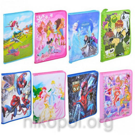 

Папка на змейке "Мультики" (805) формат А4