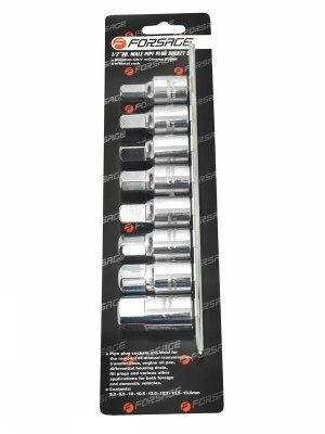 

Набор головок -квадратов для маслосливных пробок 8 пр. Forsage