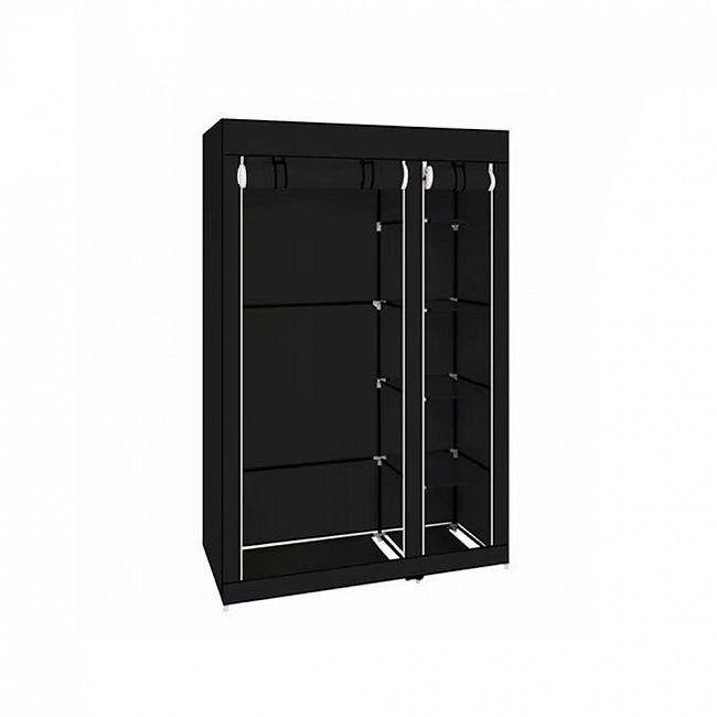 

Складной каркасный тканевый шкаф STORAGE WARDROBE 68110, 110 х 45 х 175 см, Черный