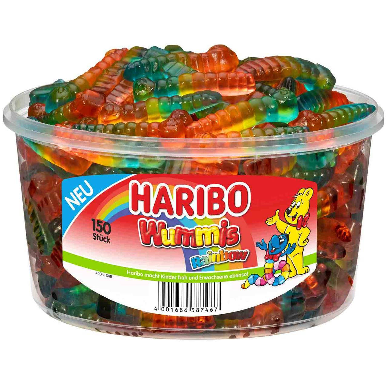 

Черви Haribo Wummis Rainbow 150s 1200 g