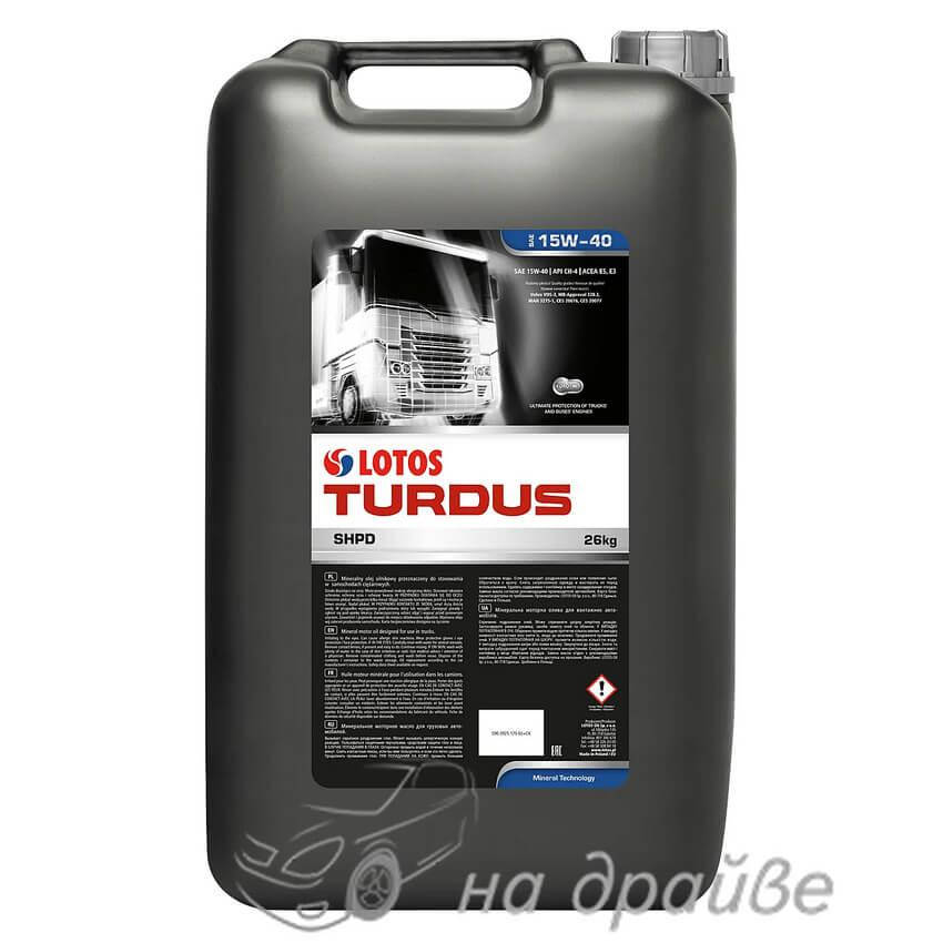 

Масло моторное TURDUS SHPD CH-4 15W-40 26 кг Lotos Oil