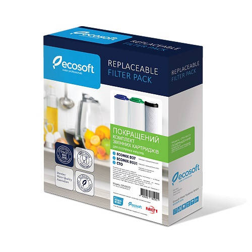

ECOSOFT улучшенный комплект картриджей для тройных фильтров